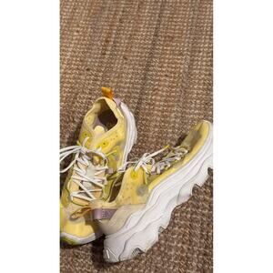 Yellow sneakers